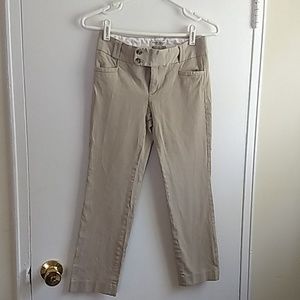 Banana Republic Stretch Khaki Capri Pants